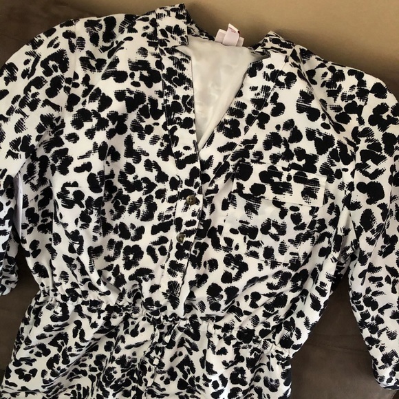 Merona Black and White Animal Print Dress - Picture 2 of 4